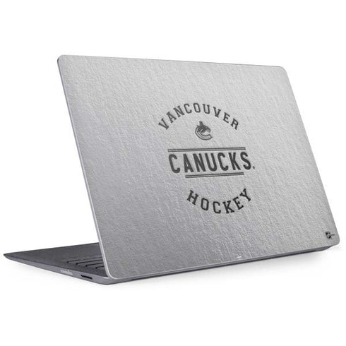NHL Vancouver Canucks Black Text Surface Laptop 2 Skin